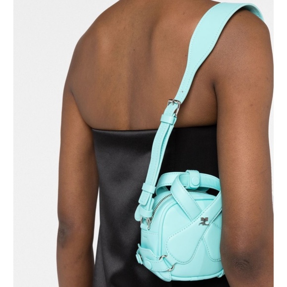 Courreges Loop X mini leather bag - Picture 6 of 7